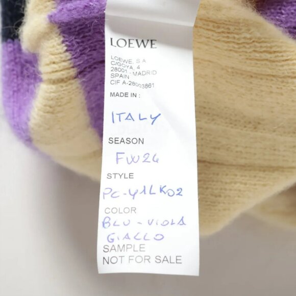 Loewe Multicolor Knit Wool Skirt - Picture 5 of 6